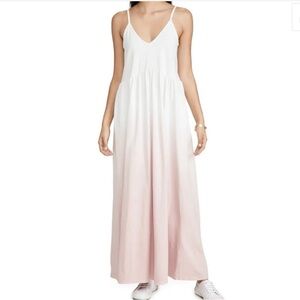 Z Supply “Hazy Ombre” Maxi Dress in Pink Blossom